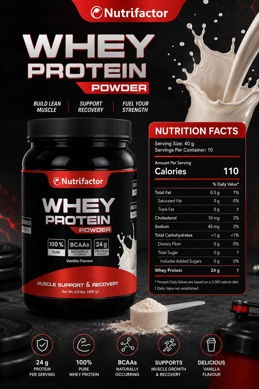 Nutrifactor Whey Protein Powder