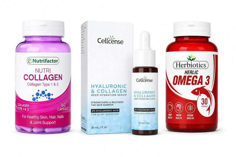 Anti Aging Bundle | Skin, Hair & Collagen Support
