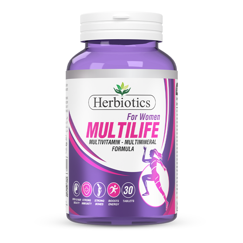 Herbiotics Multilife Women — 22-Nutrient Multivitamin 30 Tablets