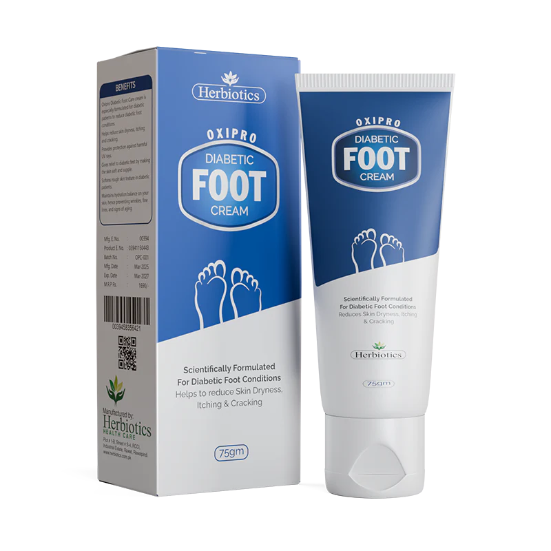 Herbiotics Oxipro Diabetic Foot Cream 75g | Advanced Foot Care for Diabetes