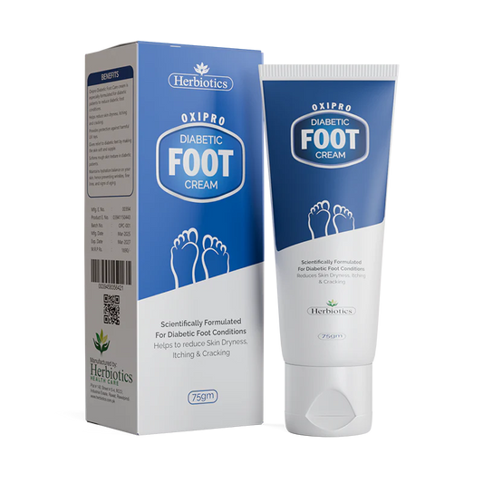 Herbiotics Oxipro Diabetic Foot Cream 75g | Advanced Foot Care for Diabetes
