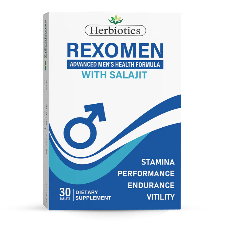 Herbiotics Rexomen with Shilajit | Men's Vitality Support