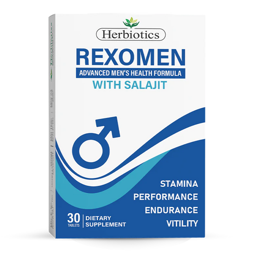 Herbiotics Rexomen with Shilajit | Men's Vitality Support
