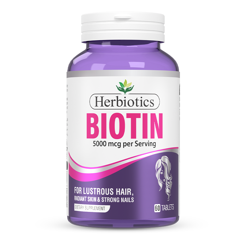 Herbiotics Biotin 5000mcg — Hair Growth