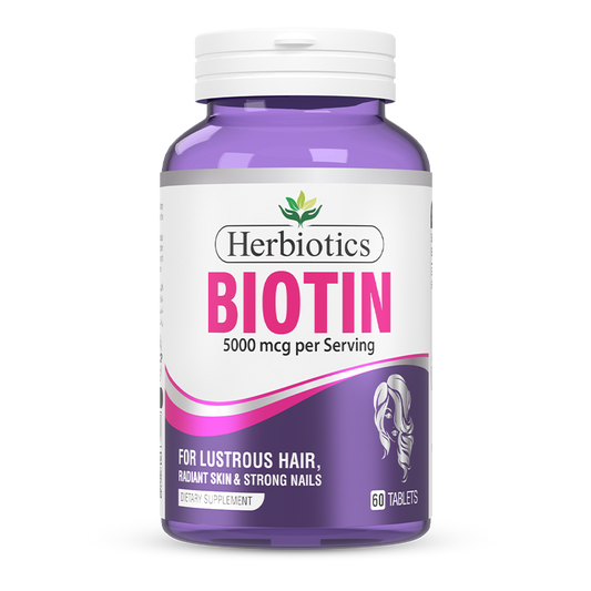 Herbiotics Biotin 5000mcg — Hair Growth