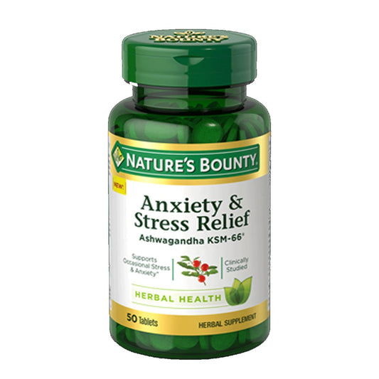 Nature’s Bounty Anxiety & Stress Relief, 50 Ct