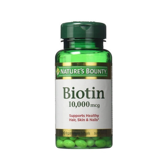 Nature’s Bounty Biotin 10000 mcg, 120 Ct