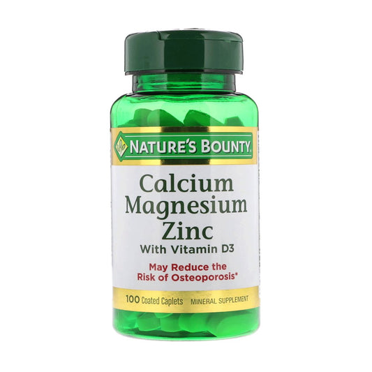 Nature’s Bounty Calcium Magnesium Zinc, 100 Ct