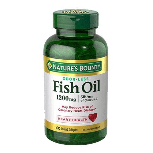 Nature’s Bounty Fish Oil 1200mg Plus Omega-3, 60 Ct