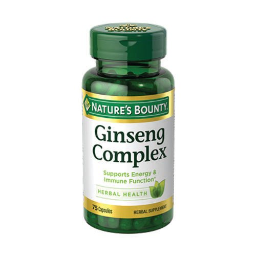 Nature’s Bounty Ginseng Complex with Royal Jelly, 75 Ct
