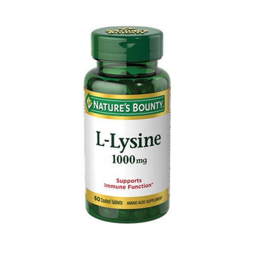Nature’s Bounty L-Lysine 1000mg, 60 Ct