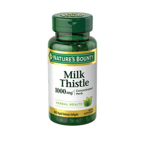 Nature’s Bounty Milk Thistle 1000mg, 50 Ct