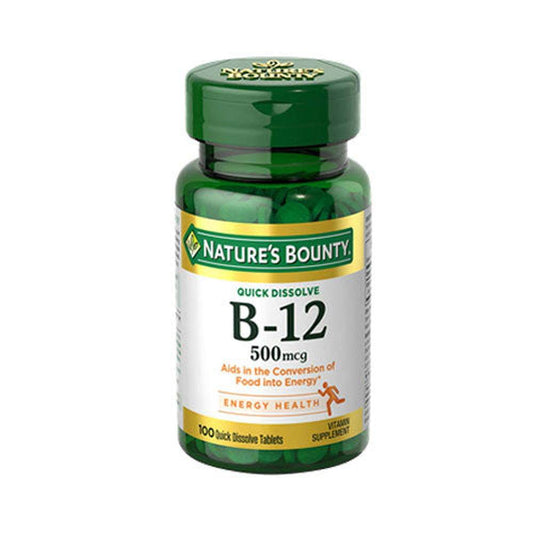 Nature’s Bounty B12 500mcg