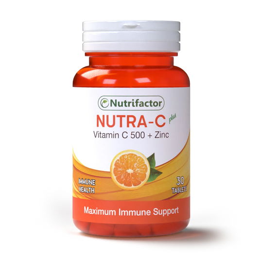 Nutrifactor (Nutra C Plus) Vitamin C 500mg + Zinc