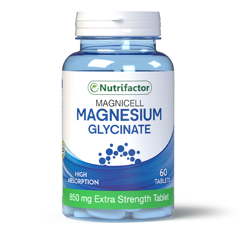 Nutrifactor Magnicell Magnesium Glycinate 850mg — 60 Tablets