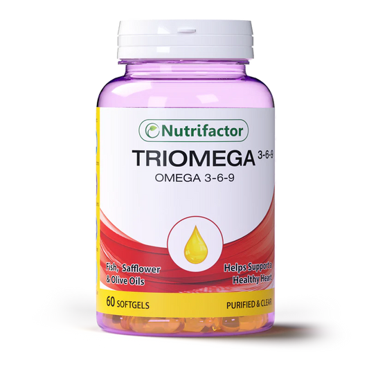 Nutrifactor Triomega 3-6-9 — Omega Softgels