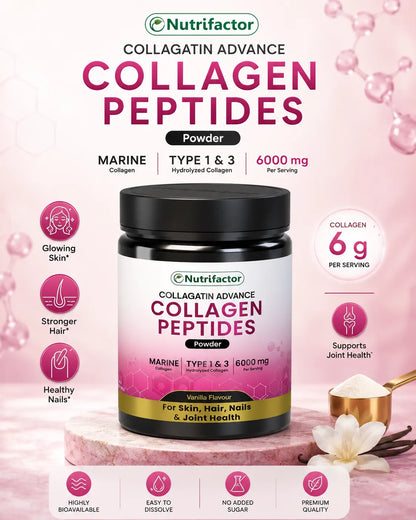Nutrifactor Advance Collagatin Powder — Marine Collagen Beauty Support
