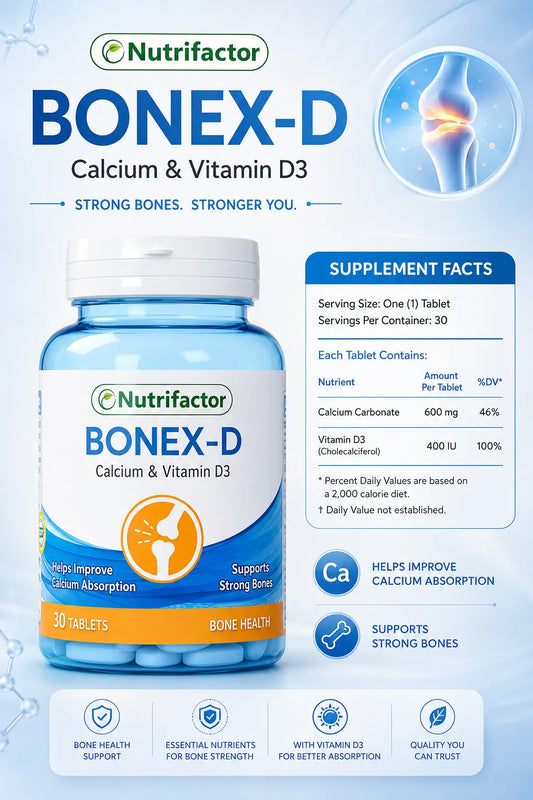 Nutrifactor Bonex-D Calcium + Vitamin D