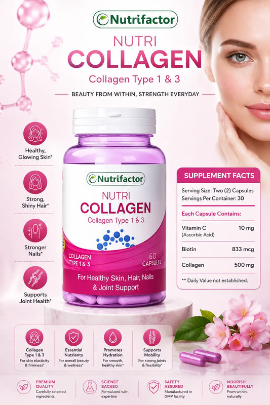 Nutrifactor Nutri Collagen — Skin Hair Nails and Joint Support