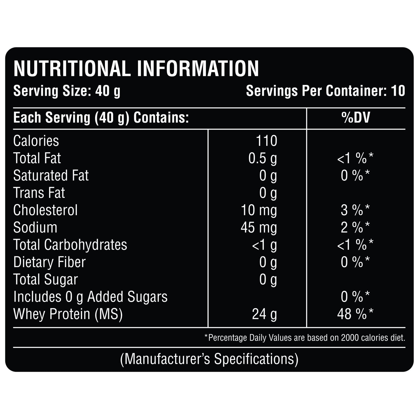 Nutrifactor Whey Protein Powder