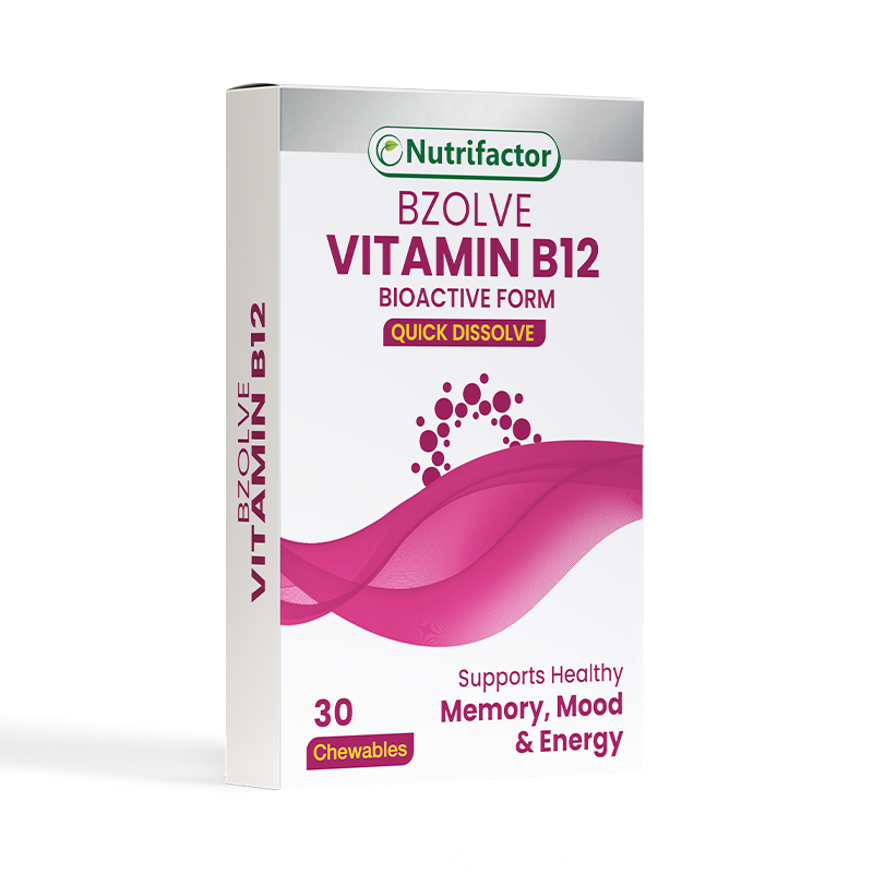 Nutrifactor (Bzolve) Vitamin B12 1000mcg — 30 Tablets