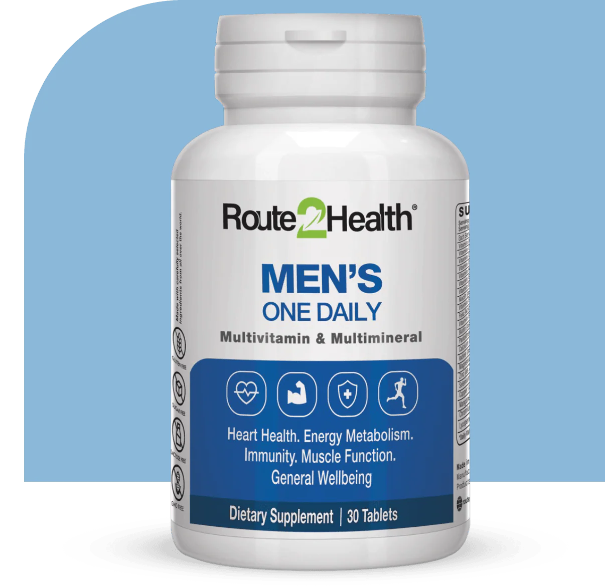 Route2Health Men's One Daily Multivitamin — 30 Tablets