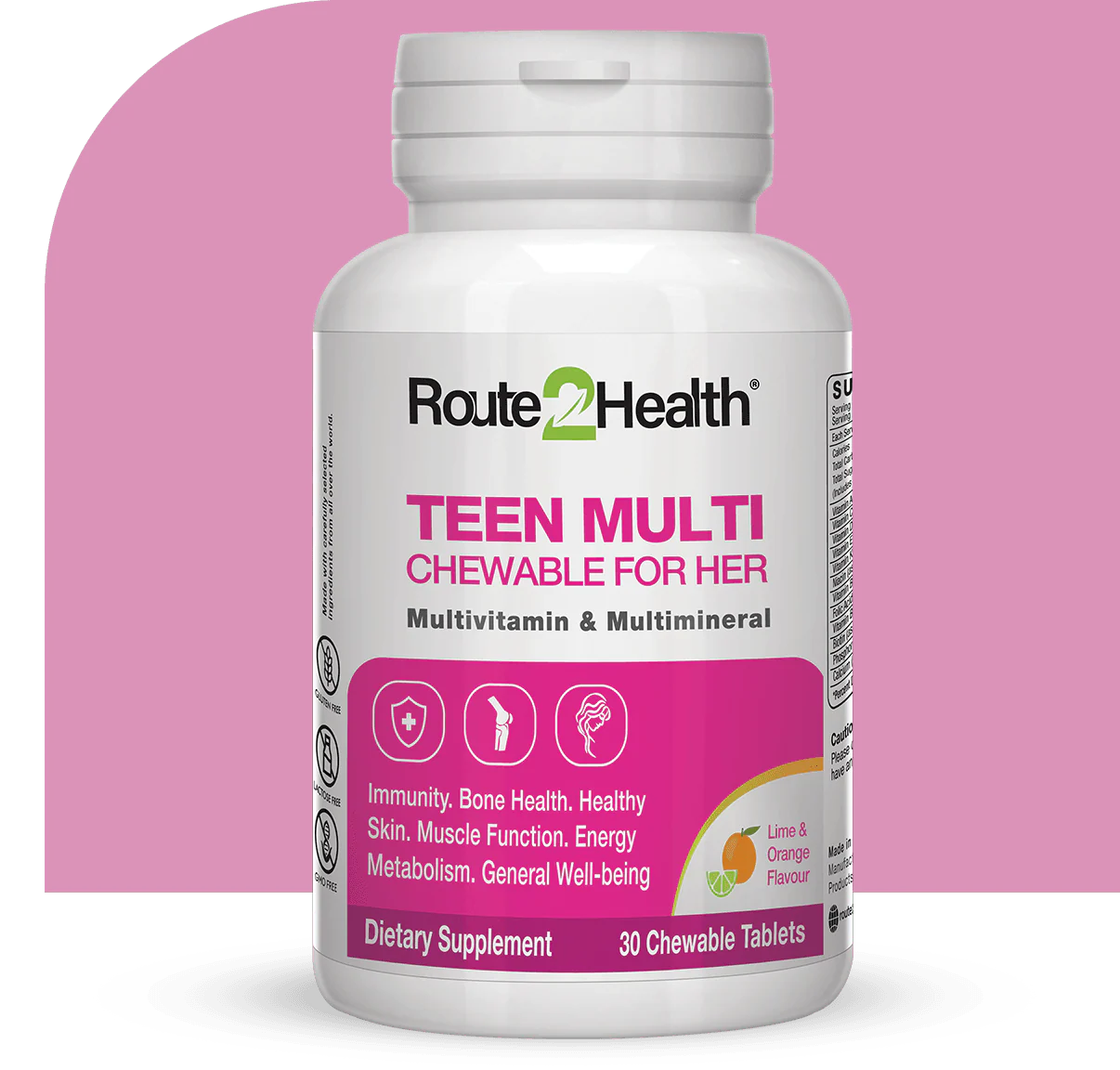 Route2Health Teen Multi for Her — Teenage Girls Multivitamin