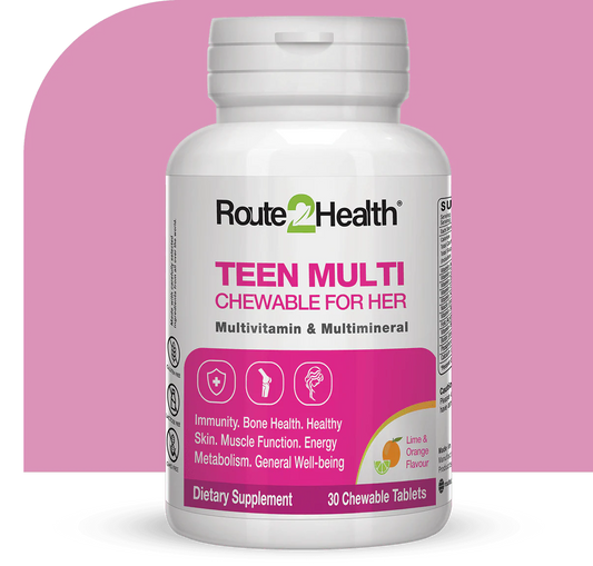 Route2Health Teen Multi for Her — Teenage Girls Multivitamin