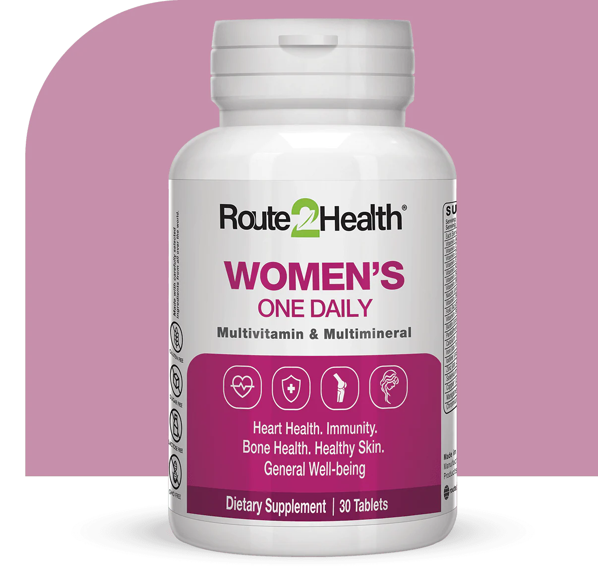 Route2Health Women's One Daily Multivitamin — 30 Tablets | USP Certified