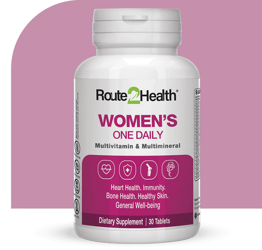 Route2Health Women's One Daily Multivitamin — 30 Tablets | USP Certified