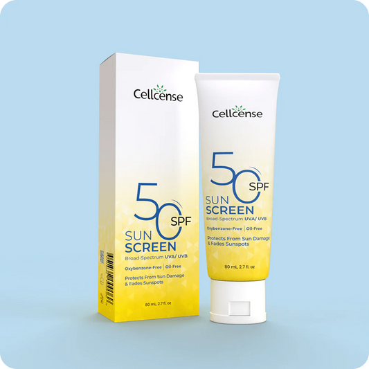 Cellcense SPF 50 Sunscreen – Antioxidant-Enriched Sun Protection