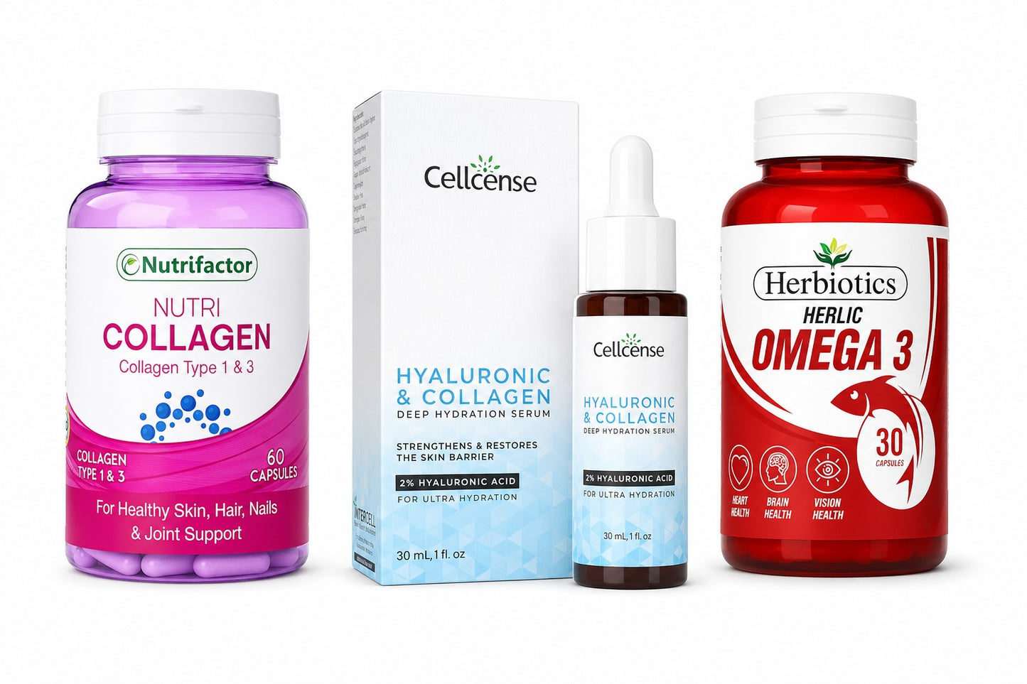 Anti Aging Bundle | Skin, Hair & Collagen Support