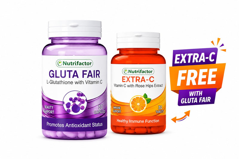 Gluta Fair + FREE Extra-C | Skin Glow & Antioxidant Support